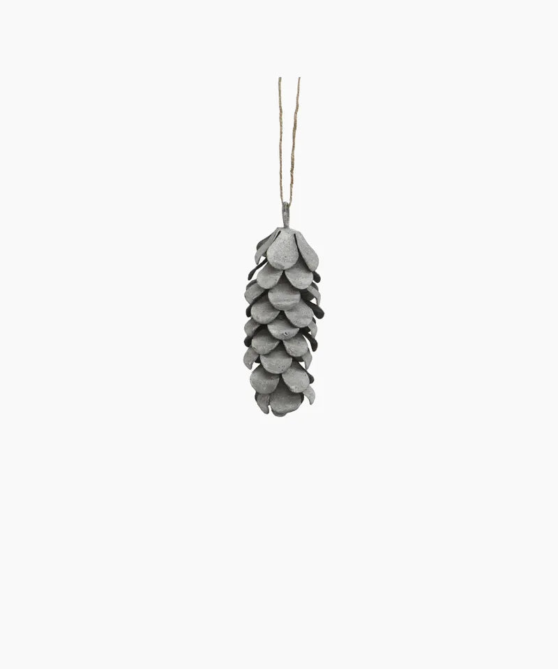 HANGING PINECONE LONG ASH GREY