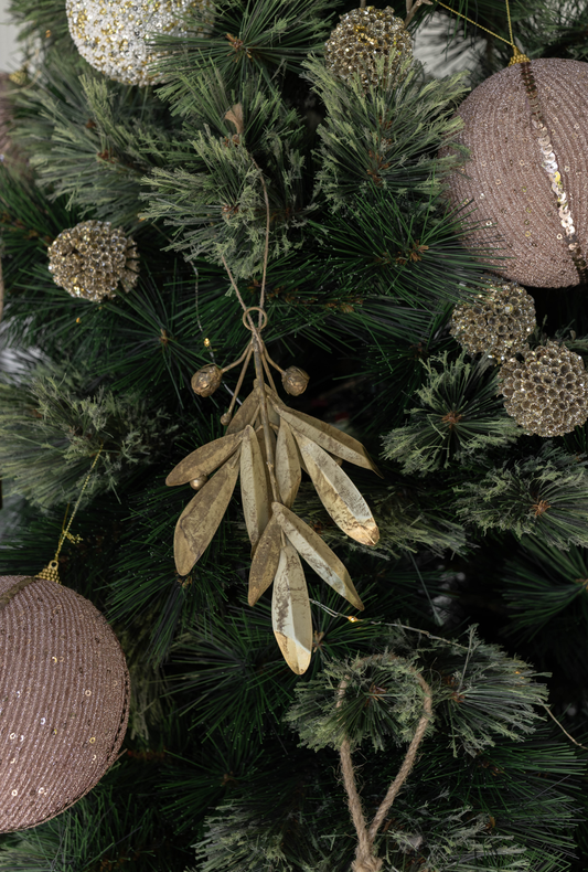 HANGING LEAF LONG GOLD