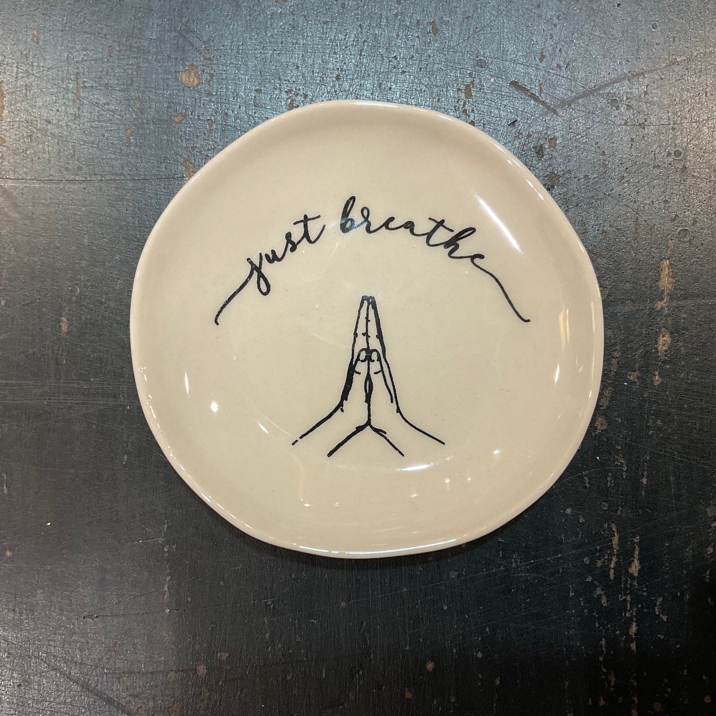 MINI DISH WITH WORDS