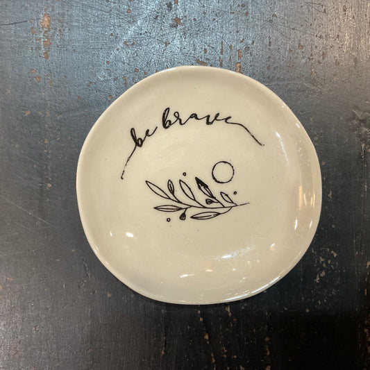 MINI DISH WITH WORDS