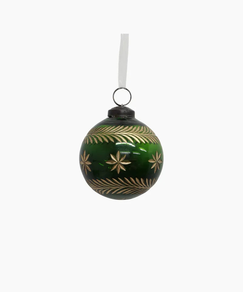 AMINA GLASS BAUBLE - 4 COLOURS
