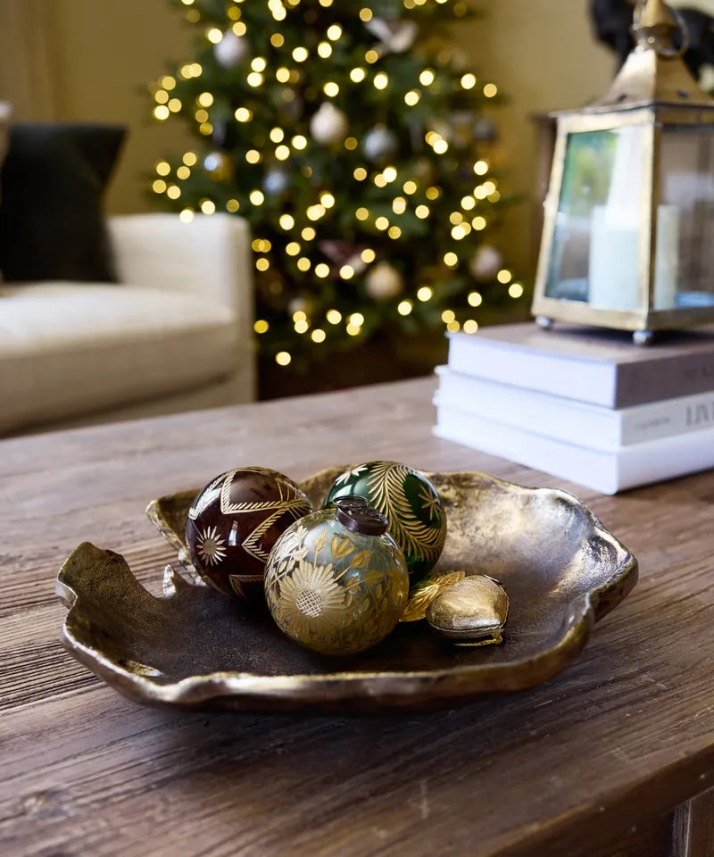 AMINA GLASS BAUBLE - 4 COLOURS