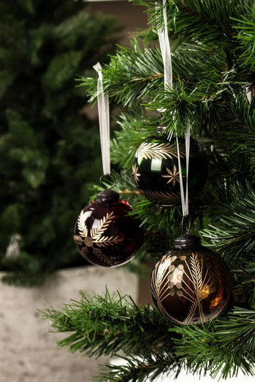 AMINA GLASS BAUBLE - 4 COLOURS