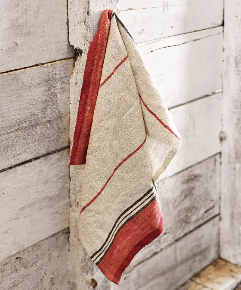 SELVEDGE EDGE LINEN TEA TOWEL