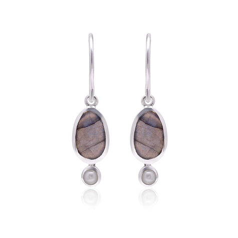 CECILE EARRINGS - SILVER
