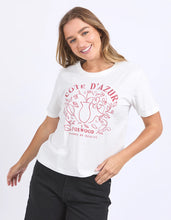 Load image into Gallery viewer, COTE D’AZUR TEE - VINTAGE WHITE