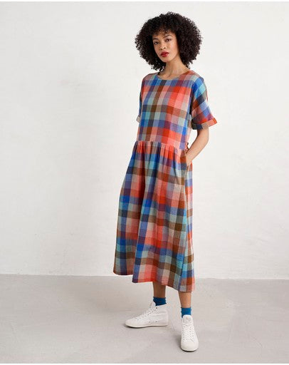 BROUSE DRESS - GARDEN PAINTING MULTI