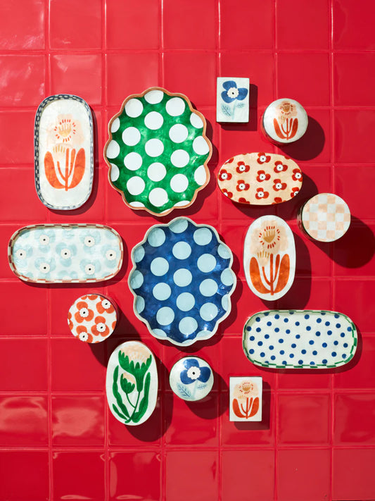 PARADIS SCALLOP GREEN TRAY