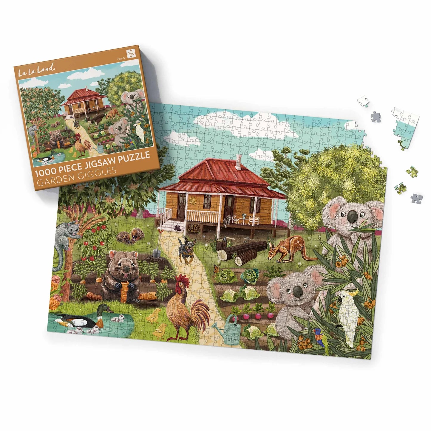 LA LA LAND 1000 PIECE JIGSAW PUZZLE- GARDEN GIGGLES