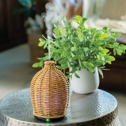WICKER ULTRASONIC AROMA DIFFUSER