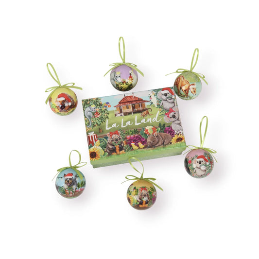 MINI BAUBLES SET GARDEN GIGGLES
