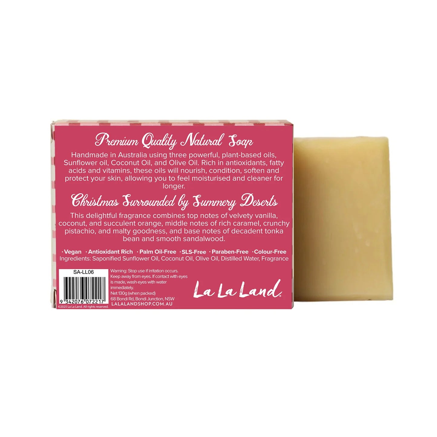 AUSTRALIAN NATURAL SOAP SWEET CHRISTMAS WISHES