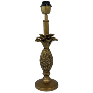 PINEAPPLE LAMP BASE - ANTIQUE GOLD