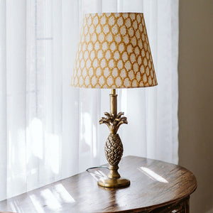 PINEAPPLE LAMP BASE - ANTIQUE GOLD