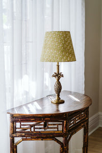 PINEAPPLE LAMP BASE - ANTIQUE GOLD