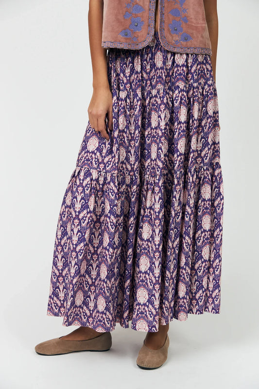 SUNSET MAXI SKIRT - GRAPHIC PRINT