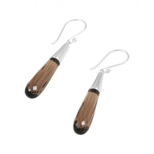 Load image into Gallery viewer, SMOKY QUARTZ DROP EARRINGS