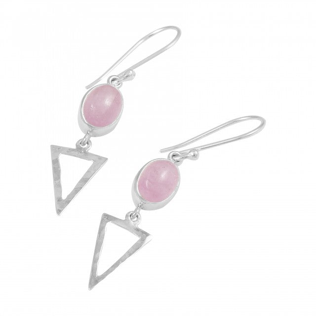KUNZITE STUD EARRINGS