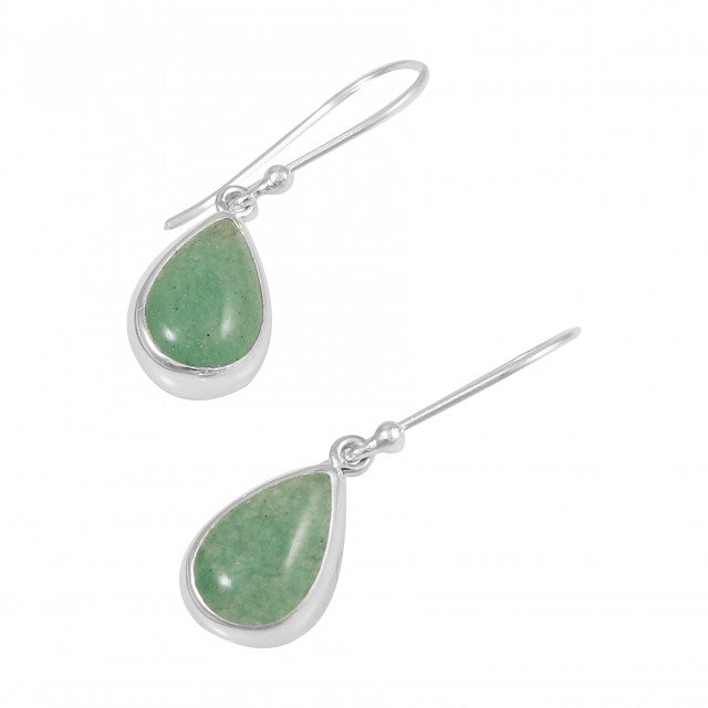 GREEN ADVENTURINE EARRINGS