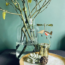 Load image into Gallery viewer, ROBIN TEALIGHT CANDLE CAROUSEL