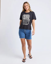 Load image into Gallery viewer, PESCE TEE - WASHED BLACK