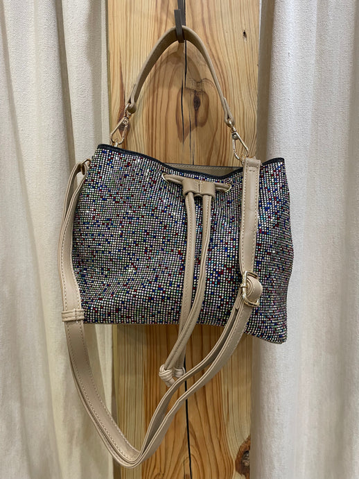 MULTI COLOURED MINI HANDLE BAG