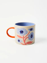 Load image into Gallery viewer, BLOOMIE BLUE FLOWER MUG