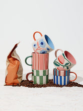 Load image into Gallery viewer, BLOOMIE PINK STRIPE MUG