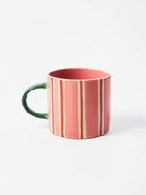 Load image into Gallery viewer, BLOOMIE PINK STRIPE MUG