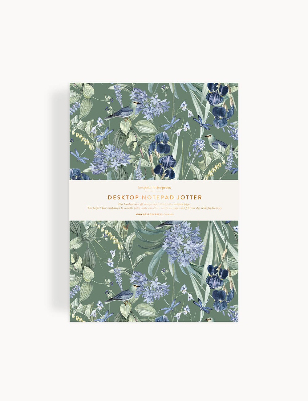DESKTOP NOTEPAD JOTTER - INDIGO HAVEN