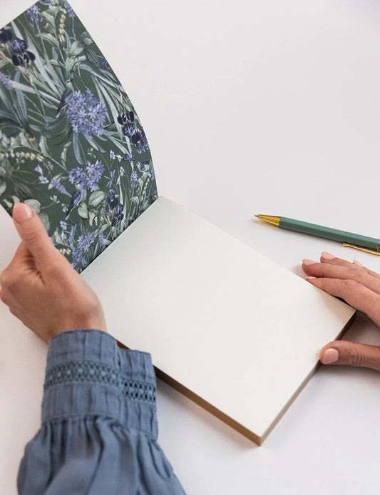 DESKTOP NOTEPAD JOTTER - INDIGO HAVEN
