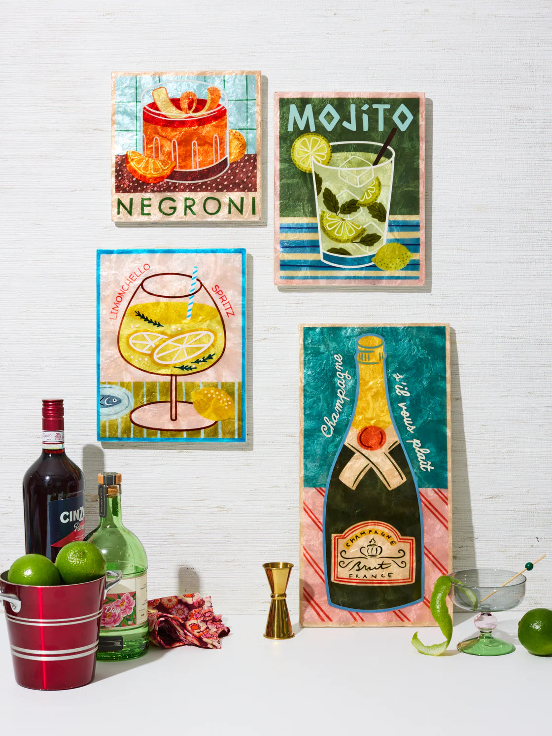 HAPY HOUR NEGRONI TILE
