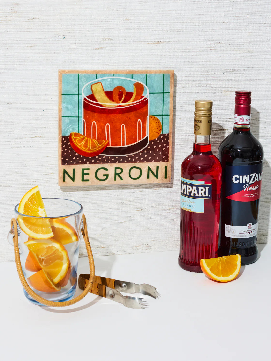 HAPY HOUR NEGRONI TILE