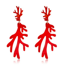 Load image into Gallery viewer, CORAL EARRINGS