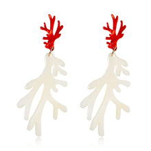 Load image into Gallery viewer, CORAL EARRINGS