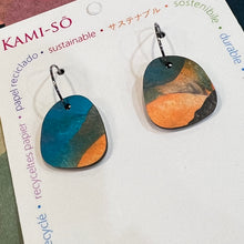 Load image into Gallery viewer, RECYCLED PAPER EARRINGS