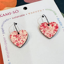 Load image into Gallery viewer, RECYCLED PAPER EARRINGS