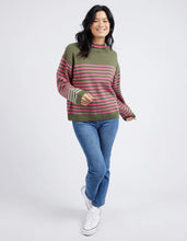 Load image into Gallery viewer, PENNY STRIPE KNIT - CLOVER &amp; PINK