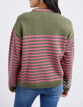 Load image into Gallery viewer, PENNY STRIPE KNIT - CLOVER &amp; PINK