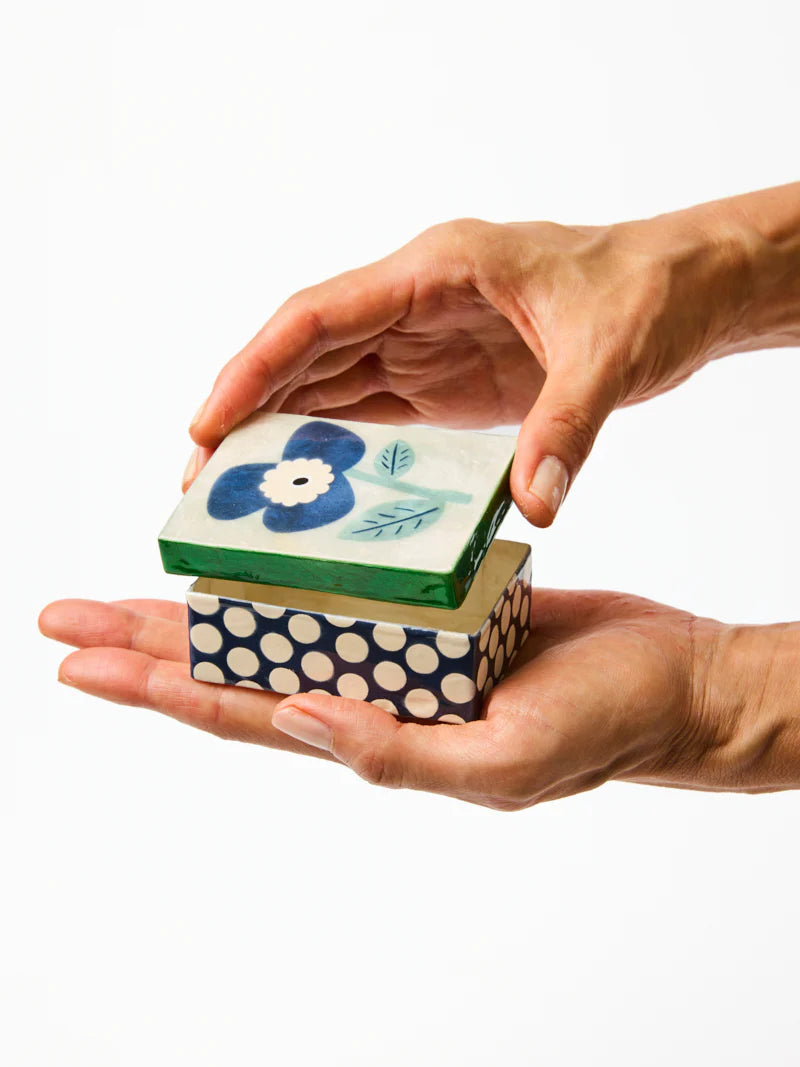 PARADIS BLUE RECTANGLE BOX
