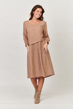 Load image into Gallery viewer, LINEN DRESS - CHAI PUPPYTOOTH