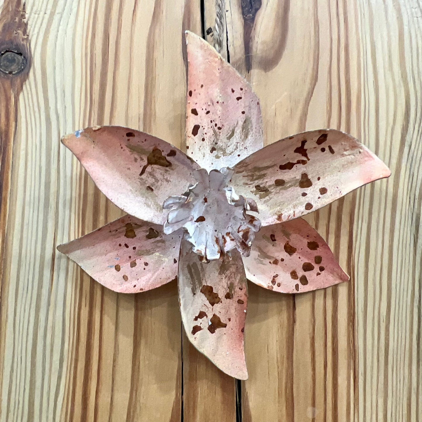PASTEL METAL FLOWERS - LARGE