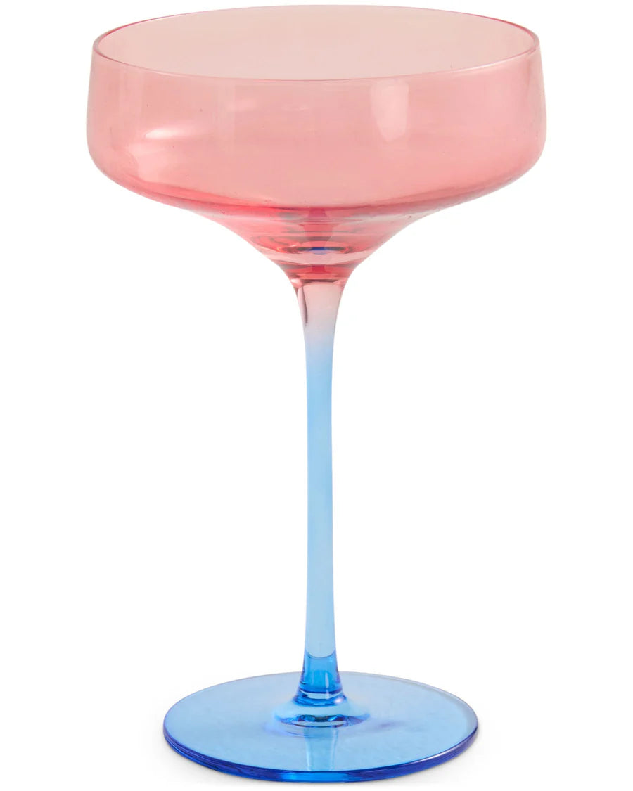 BLUE ROBIN MARGARITA GLASS 2P SET