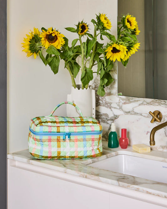 CANDY CHECK MINT TOILETRY CASE