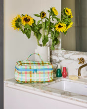 Load image into Gallery viewer, CANDY CHECK MINT TOILETRY CASE