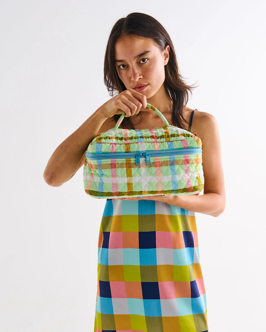 CANDY CHECK MINT TOILETRY CASE