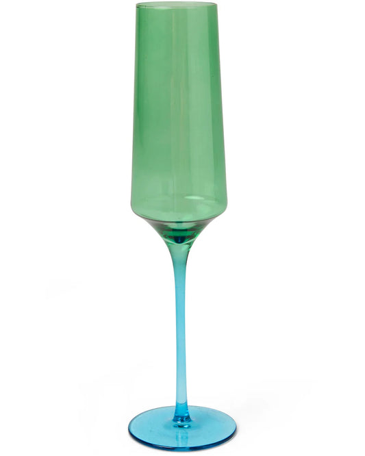 PISTACHIO CRUSH CHAMPAGNE GLASS 2P SET