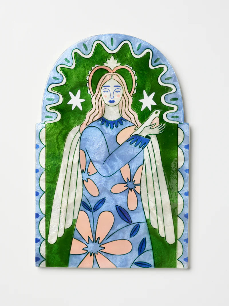 GARDIENNE ANGEL GREEN WALL ART