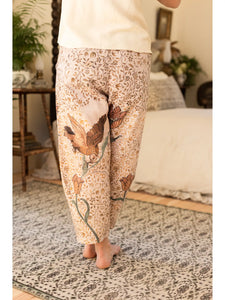 ARTISTS CROPPED PANTS - FOLKLORE BIRD OF PEACE