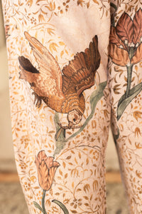 ARTISTS CROPPED PANTS - FOLKLORE BIRD OF PEACE